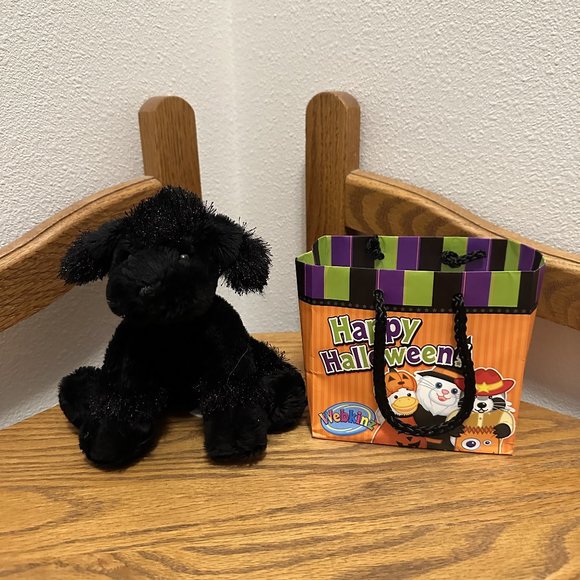 Webkinz Lil Kinz Black Poodle HS191 Plush Toy and Halloween Bag No Code - Picture 1 of 5